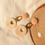 Design necklaces, earrings, and rings with raffia pendants and findings