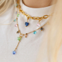 Creating statement necklaces with zirconia glass charms