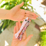 Decorate your accessories with our floral fish-shaped keychains