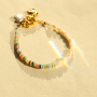 Create a cheerful collection with shell beads