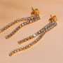 Mix and match stainless steel earrings