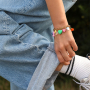 Colourful jewellery inspiration with acrylic beads