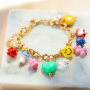 Colourful jewellery inspiration with acrylic beads
