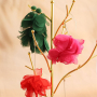 Create a unique look with flower earrings