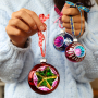 Create unique bracelets, keychains, and gifts with ribbon text 