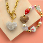 Create unique combinations with our Bohemian glitter beads and charms