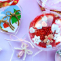 Create unique gifts with organza bags and elegant ornaments