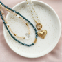 Create unique earrings and necklaces with top facet beads
