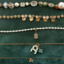 Mix & match with acrylic beads and golden details