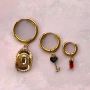 Make unique earrings with our new stainless steel creoles with eyelet