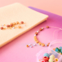 Cheerful bracelet inspiration with acrylic beads