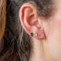 Create a summery collection with brass TQ metal earrings