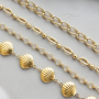 Inspiration time with stainless steel findings belcher chain