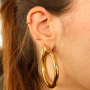 Inspiration time with stainless steel ear piercings