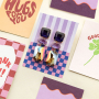 Inspiration time with crystal glass earrings and BY31&reg; jewellery cards