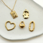 Create necklaces and earrings with stainless steel charms