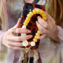 Jewellery making with acrylic beads