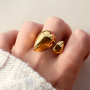 Get inspired by our trendy stainless steel rings