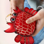 Create a beautiful collection with leather purses and keychains