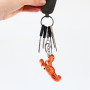 Create a beautiful collection with leather purses and keychains