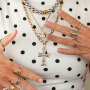 Create jewellery sets with stainless steel rings and charms