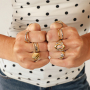 Create jewellery sets with stainless steel rings and charms