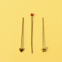 Make charms with BY31&reg; head pins and 1-Step Looper eyepin pliers