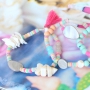 Summer jewellery made of katsuki beads