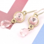 With Rivoli crystals and our beautiful drop shaped charms you can make fantastic earrings with a classical look!