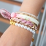 Trendy jewellery with flowerdesign