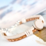 New Cuoio bracelets fashion made of Nubuck leather and Polaris elements 