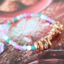 With our natural top glass faceted beads you can make beautiful jewellery in a happy style!!