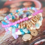 With our natural top glass faceted beads you can make beautiful jewellery in a happy style!!
