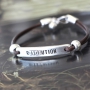 Marvelous jewellery made with DQ metal pendants and beautiful ceramic beads, tooth and horn!