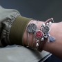 Marvelous glam jewellery with Polaris Elements Goldstein cabochons and beautiful jewellery findings! 
