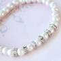 Rhinestone rondelle beads give your piece of jewellery a classy look with a lot of sparkling deatils, so shiny!