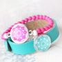 These trendy jewellery with basic Dutch design cabochons are super fun!
