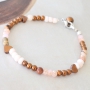 Modern-minimalistic jewellery with hematite beads for him and her