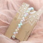 These sweet jewellery can made easily with our new colours glass beads