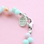 These sweet jewellery can made easily with our new colours glass beads