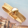 Wow! Trendy jewellery in gold, made with sale items!