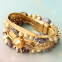Wow! Trendy jewellery in gold, made with sale items!