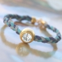Make cute bracelets with the most pretty stringing materials and new DQ metal items