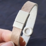Metallic Cuoio bracelets and DQ metallic leather bracelets for the upcoming Holidays