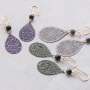 Minimalistic bracelets and earrings in winter bohemian style!
