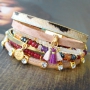 Subtle, colourful and trendy spring jewellery with pretty details 