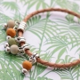 Get creative! Wooden beads with a twist in combination with DQ European leather and DQ European metal